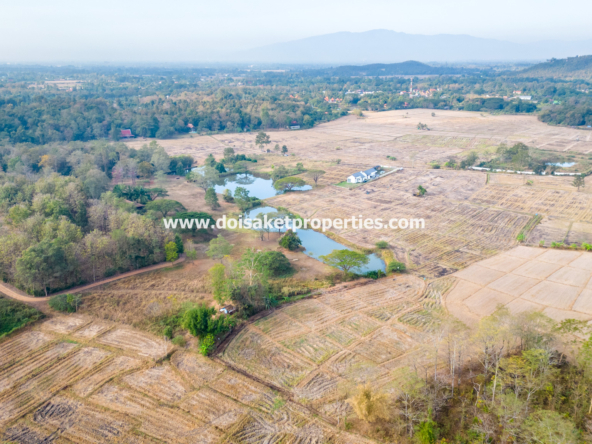 Doi Saket-DSP-(LS390-19) Great 19.5+ Rai Plot of Land for Sale in Luang Nua