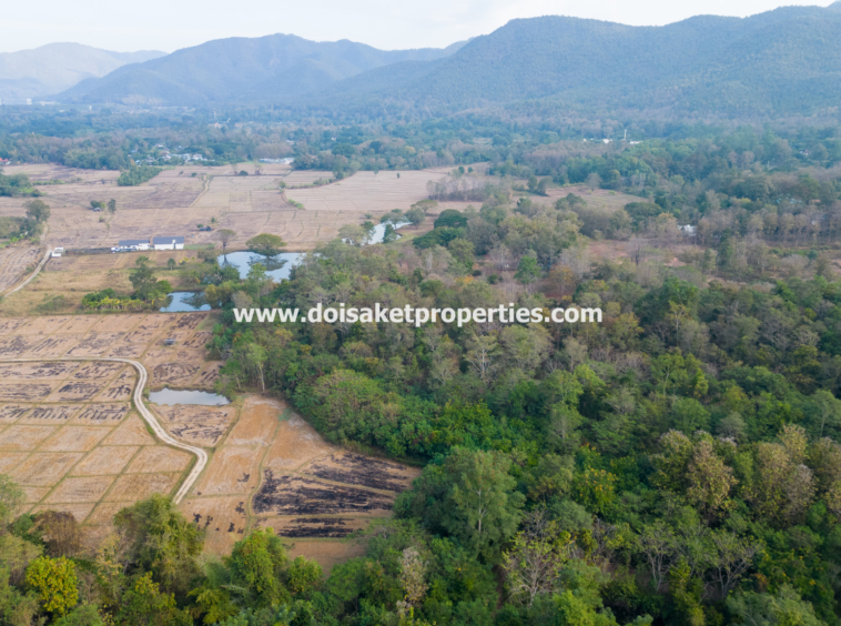 Doi Saket-DSP-(LS390-19) Great 19.5+ Rai Plot of Land for Sale in Luang Nua