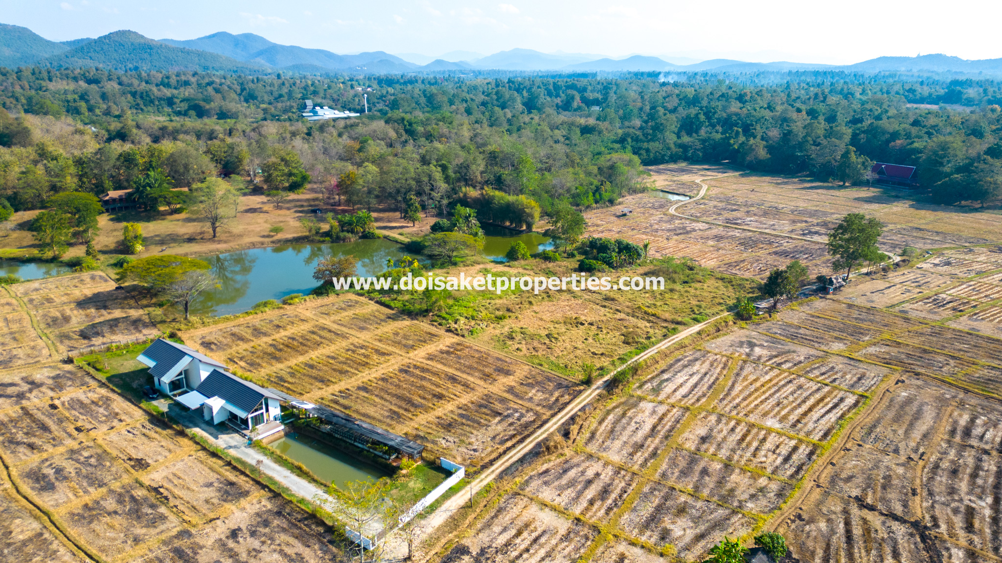 Doi Saket-DSP-(LS391-49) Beautiful ~49 Rai Plot of Land with Incredible Views for Sale in Luang Nua