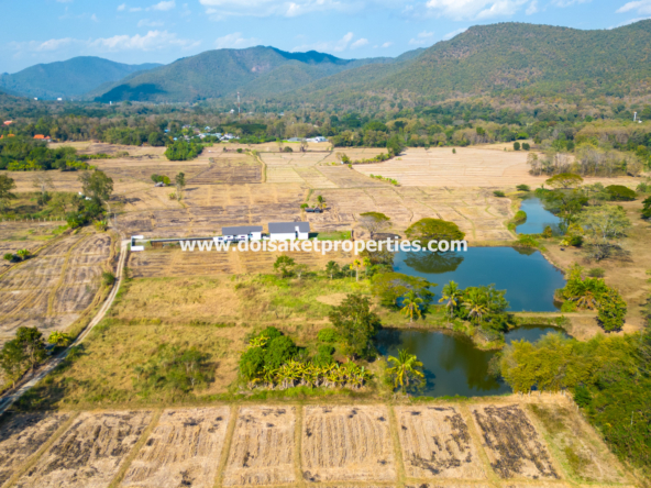 Doi Saket-DSP-(LS391-49) Beautiful ~49 Rai Plot of Land with Incredible Views for Sale in Luang Nua