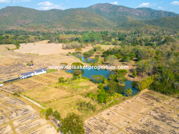 Doi Saket-DSP-(LS391-49) Beautiful ~49 Rai Plot of Land with Incredible Views for Sale in Luang Nua