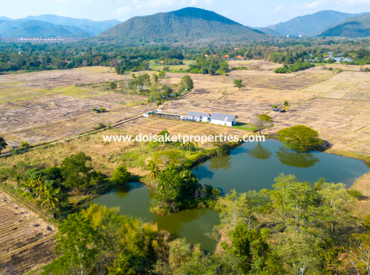 Doi Saket-DSP-(LS391-49) Beautiful ~49 Rai Plot of Land with Incredible Views for Sale in Luang Nua