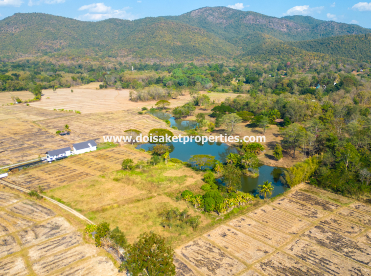 Doi Saket-DSP-(LS391-49) Beautiful ~49 Rai Plot of Land with Incredible Views for Sale in Luang Nua