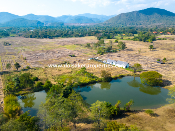 Doi Saket-DSP-(LS392-68) Amazing 68+ Rai Plot of Land with Stunning Views for Sale in Luang Nua