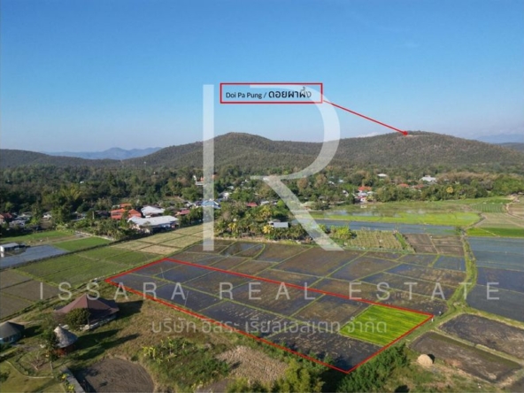 3 Rai of Stunning Mountain View Land for Sale in Doi Saket Chiang Mai-IRE-IRELS003