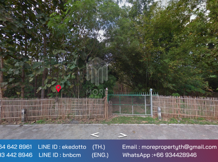 Property id 066LS Land for sale in Chiang Mai 3-3-15 Rai near Nong Bua Phra Chao Luang