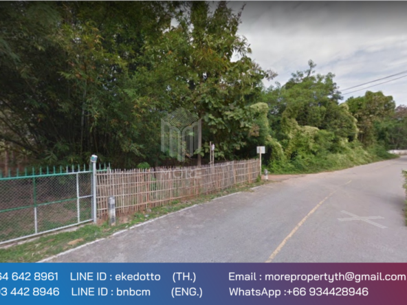 Property id 066LS Land for sale in Chiang Mai 3-3-15 Rai near Nong Bua Phra Chao Luang