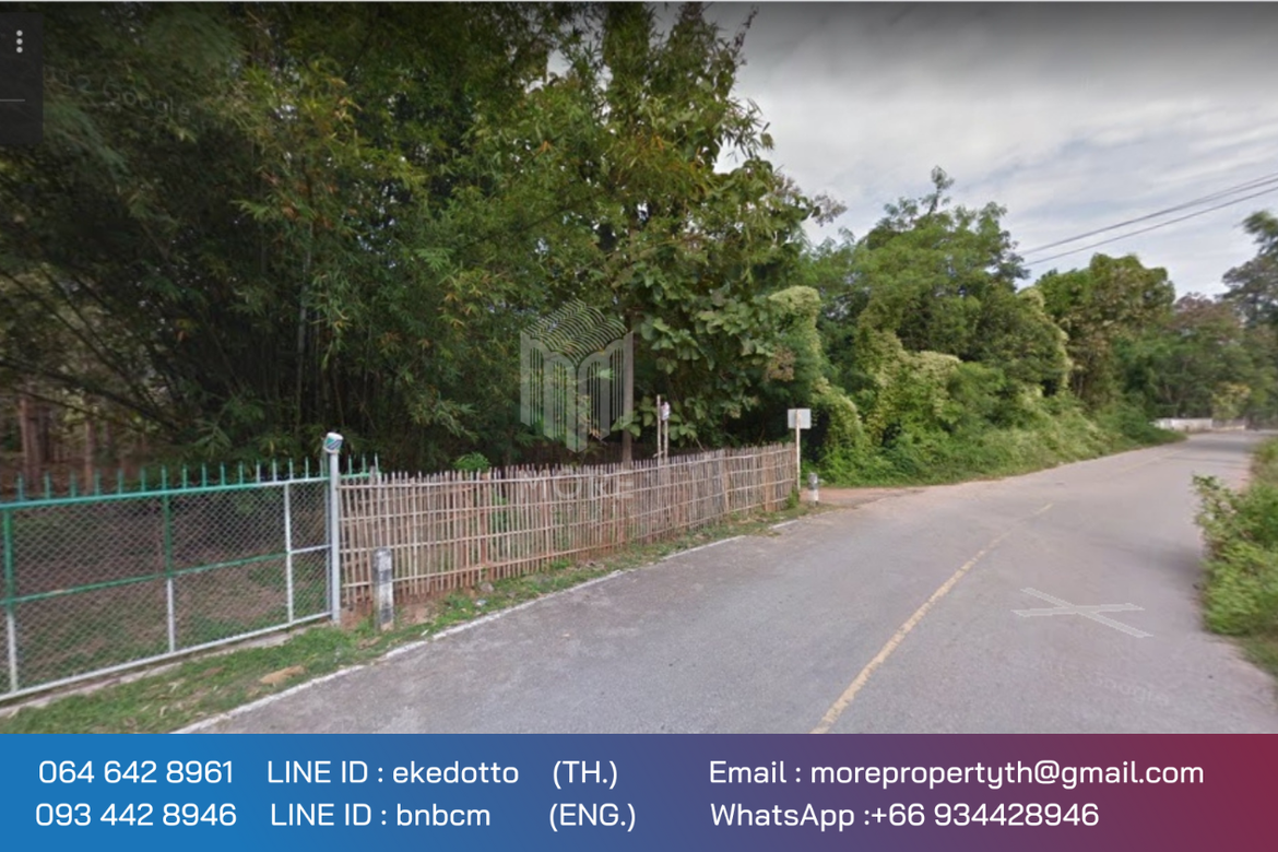 Property id 066LS Land for sale in Chiang Mai 3-3-15 Rai near Nong Bua Phra Chao Luang