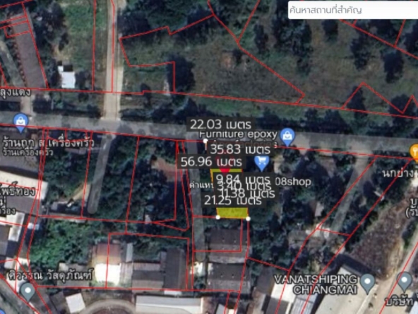 Property id139ls Land for sale in Hangdong 0-3-01Rai  near Hang Dong Market-MR-139ls