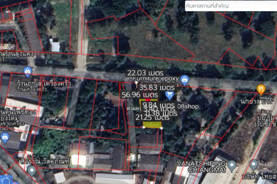 Property id139ls Land for sale in Hangdong 0-3-01Rai  near Hang Dong Market-MR-139ls