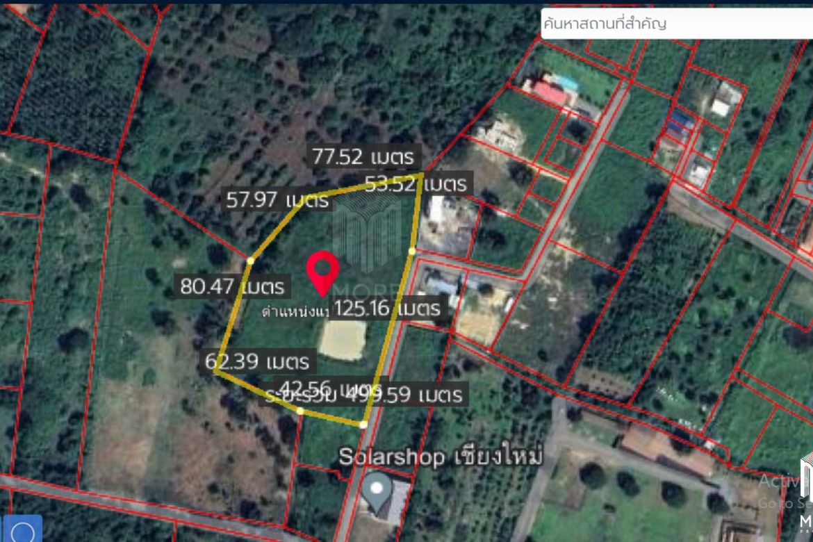 Property id174ls Land for sale in Hangdong  9-0-49Rai  near Grand Canyon Water park-MR-174LS