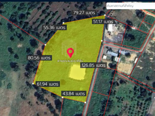 Property id174ls Land for sale in Hangdong  9-0-49Rai  near Grand Canyon Water park-MR-174LS