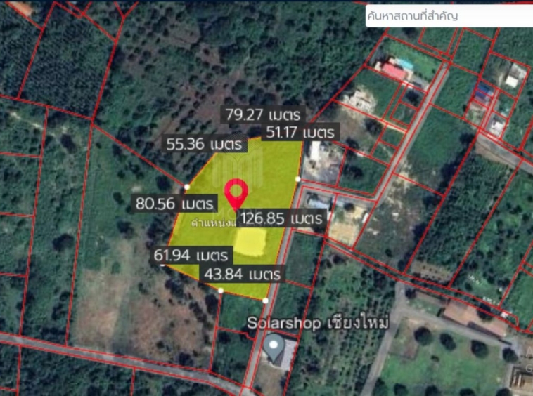 Property id174ls Land for sale in Hangdong  9-0-49Rai  near Grand Canyon Water park-MR-174LS