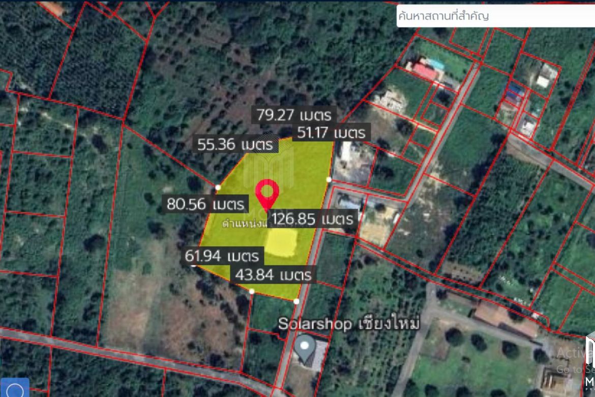 Property id174ls Land for sale in Hangdong  9-0-49Rai  near Grand Canyon Water park-MR-174LS