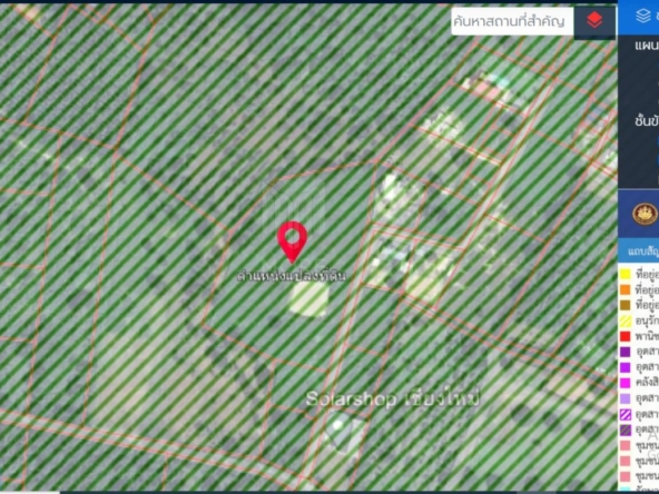 Property id174ls Land for sale in Hangdong  9-0-49Rai  near Grand Canyon Water park-MR-174LS