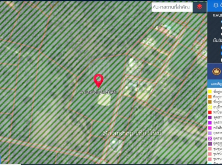 Property id174ls Land for sale in Hangdong  9-0-49Rai  near Grand Canyon Water park-MR-174LS