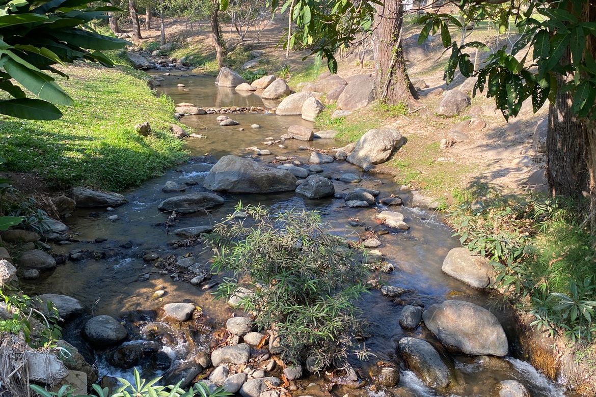 A beautiful plot by the stream in Hang Dong for sale-P-PLS896