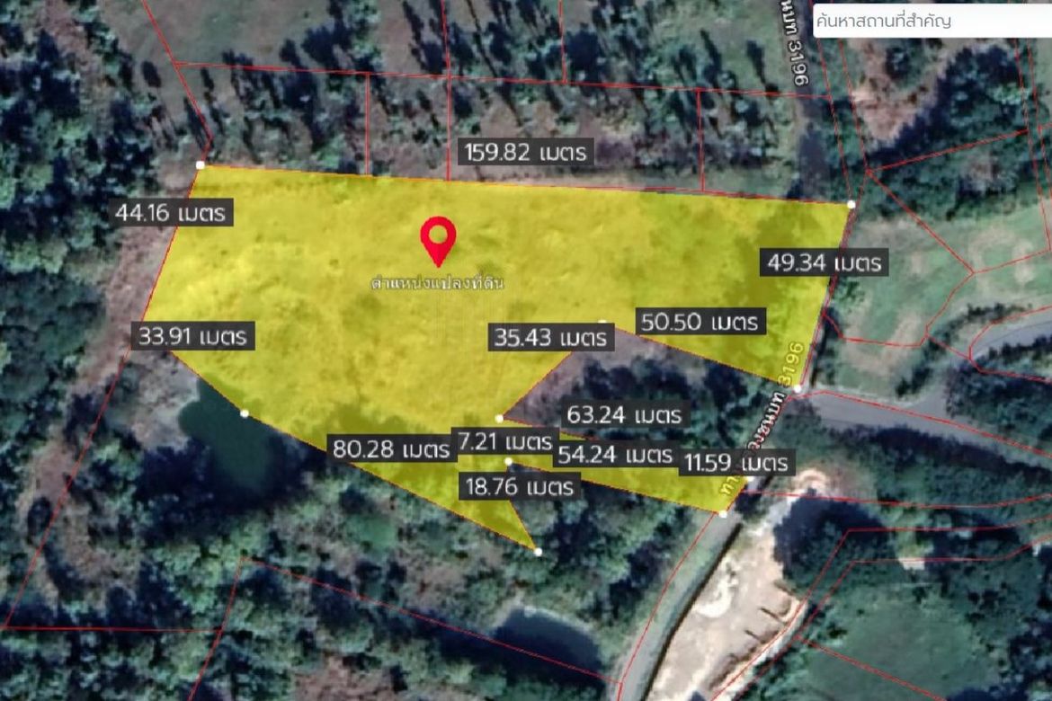 Property id120LS land for sale chiang mai 12-3-32 sq.wa Mae onn Chiangmai-MR-120LS