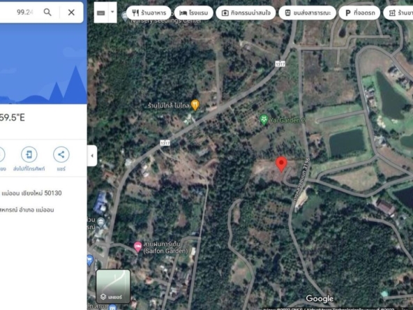 Property id120LS land for sale chiang mai 12-3-32 sq.wa Mae onn Chiangmai-MR-120LS