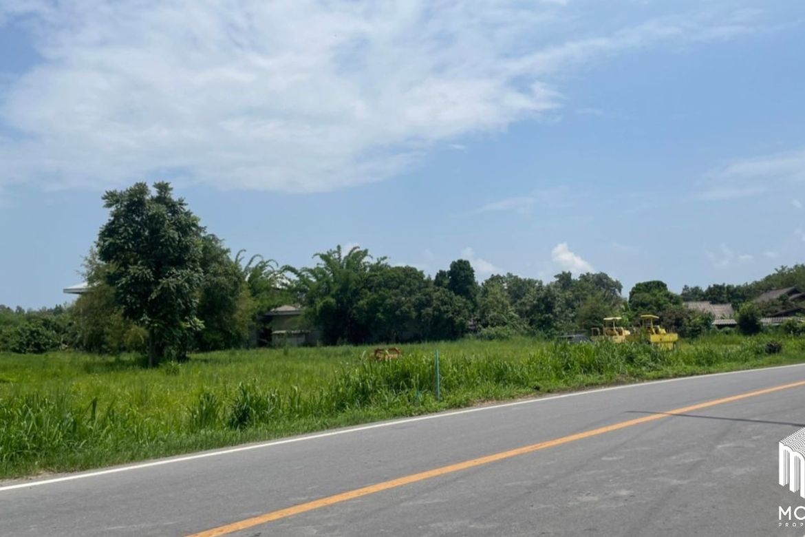 Property id  062LS Land for sale in Chiang Mai. Mae Rim-Ban Rai Road