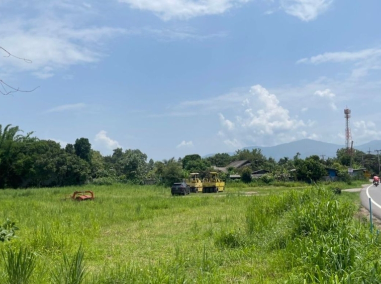 Property id  062LS Land for sale in Chiang Mai. Mae Rim-Ban Rai Road