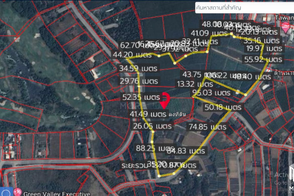 Property id153ls Land for sale in Mae Rim 35-3-53 Rai  nearby Green Valley Golf club-MR-153LS