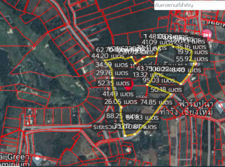 Property id153ls Land for sale in Mae Rim 35-3-53 Rai  nearby Green Valley Golf club-MR-153LS