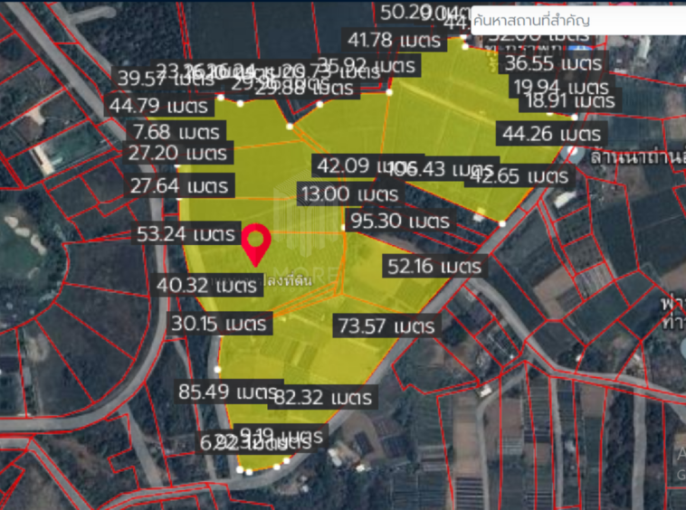 Property id153ls Land for sale in Mae Rim 35-3-53 Rai  nearby Green Valley Golf club-MR-153LS