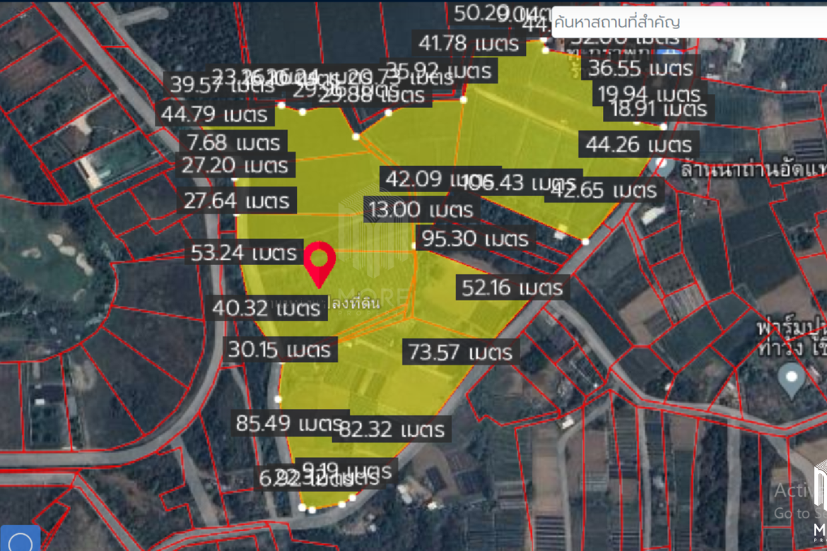Property id153ls Land for sale in Mae Rim 35-3-53 Rai  nearby Green Valley Golf club-MR-153LS
