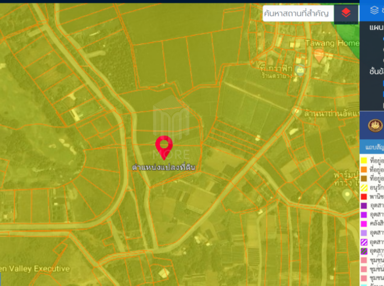 Property id153ls Land for sale in Mae Rim 35-3-53 Rai  nearby Green Valley Golf club-MR-153LS