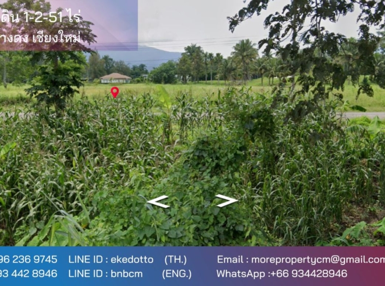 Property ID172LS Land for sale in Mae Rim 1-2 -51 Rai  near Green valley golf club-MR-172LS