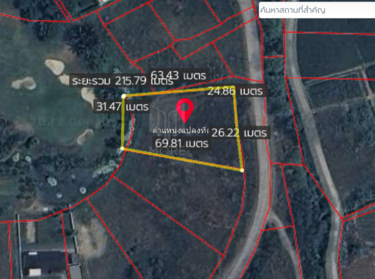 Property ID173LS Land for sale in Mae Rim 1-2-57 Rai  near Green valley golf club-MR-173LS