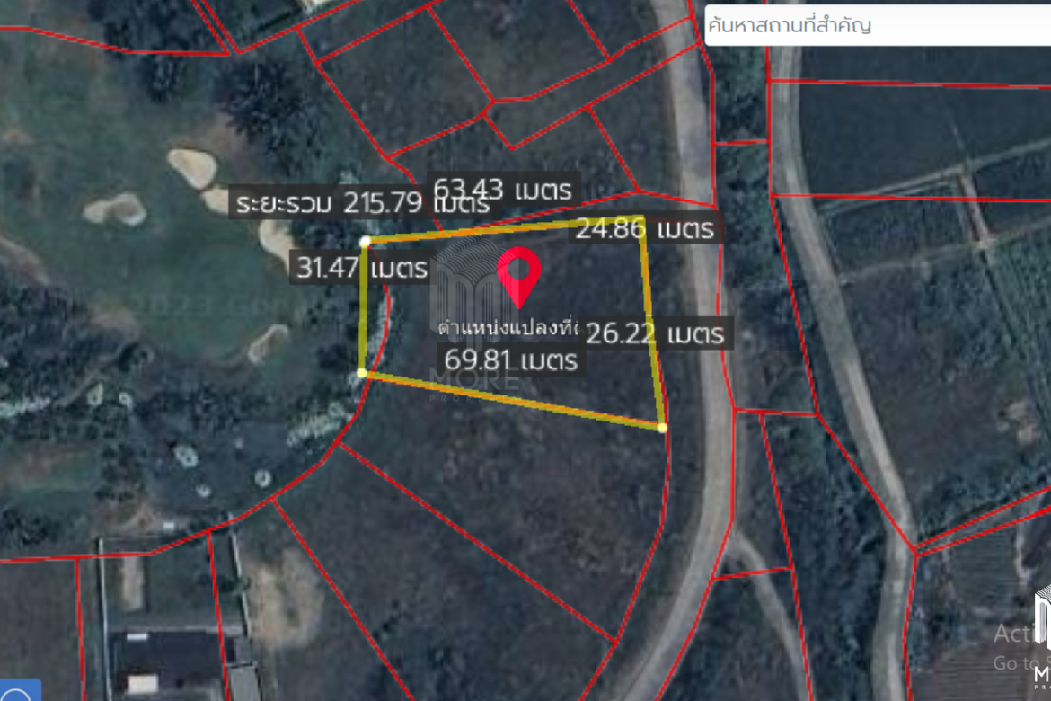 Property ID173LS Land for sale in Mae Rim 1-2-57 Rai  near Green valley golf club-MR-173LS