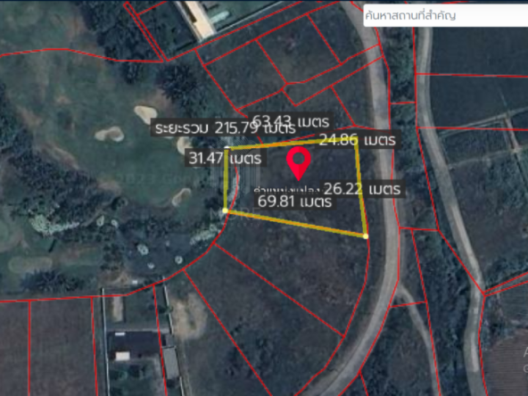 Property ID173LS Land for sale in Mae Rim 1-2-57 Rai  near Green valley golf club-MR-173LS