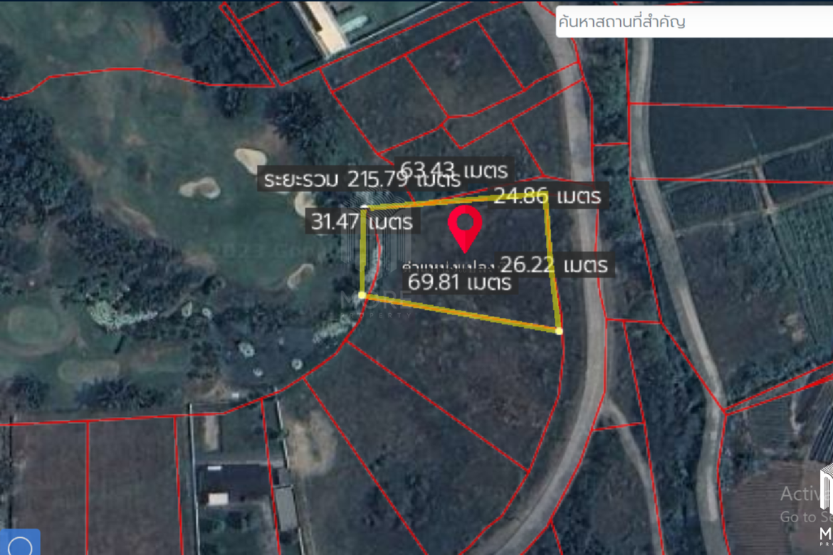 Property ID173LS Land for sale in Mae Rim 1-2-57 Rai  near Green valley golf club-MR-173LS