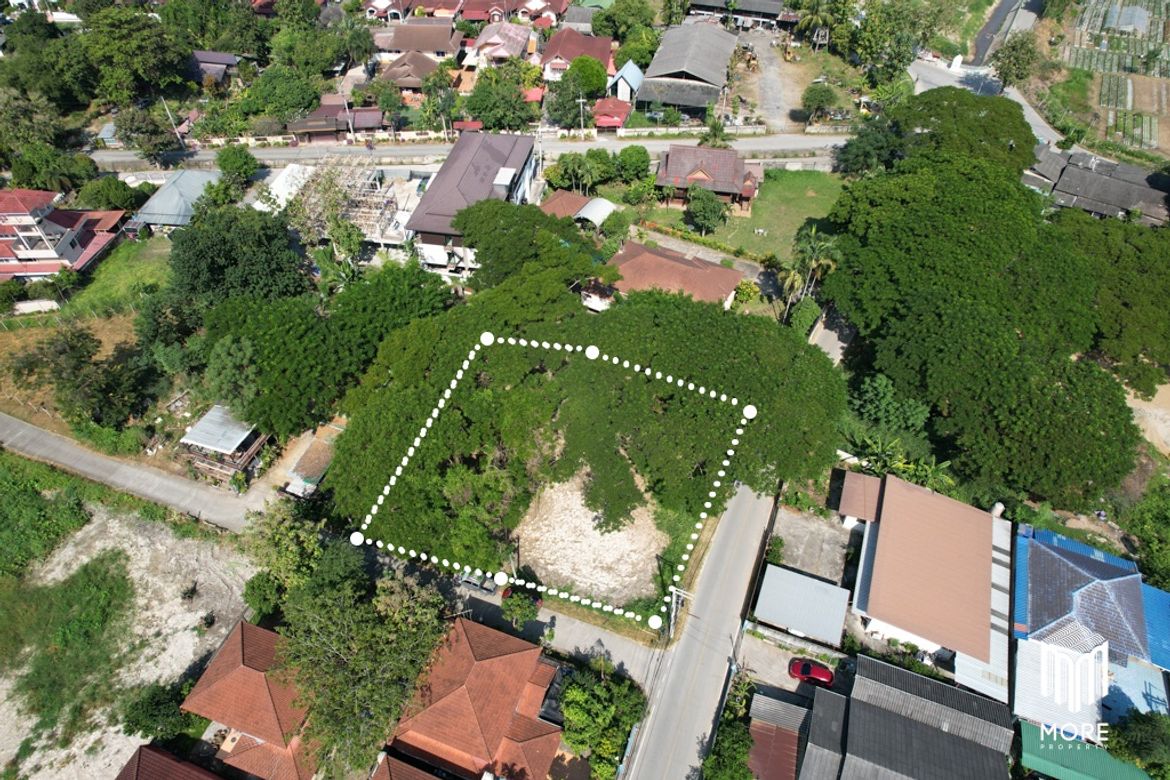 Property ID202LS Land for sale in Mae Rim 1-0-3 Rai near Nakornping Hospital.-MR-202LS