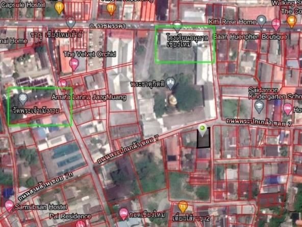 Property id 081ls land for sale 7-1-12 sq.wa. Chiang Mai Province-MR-035LS