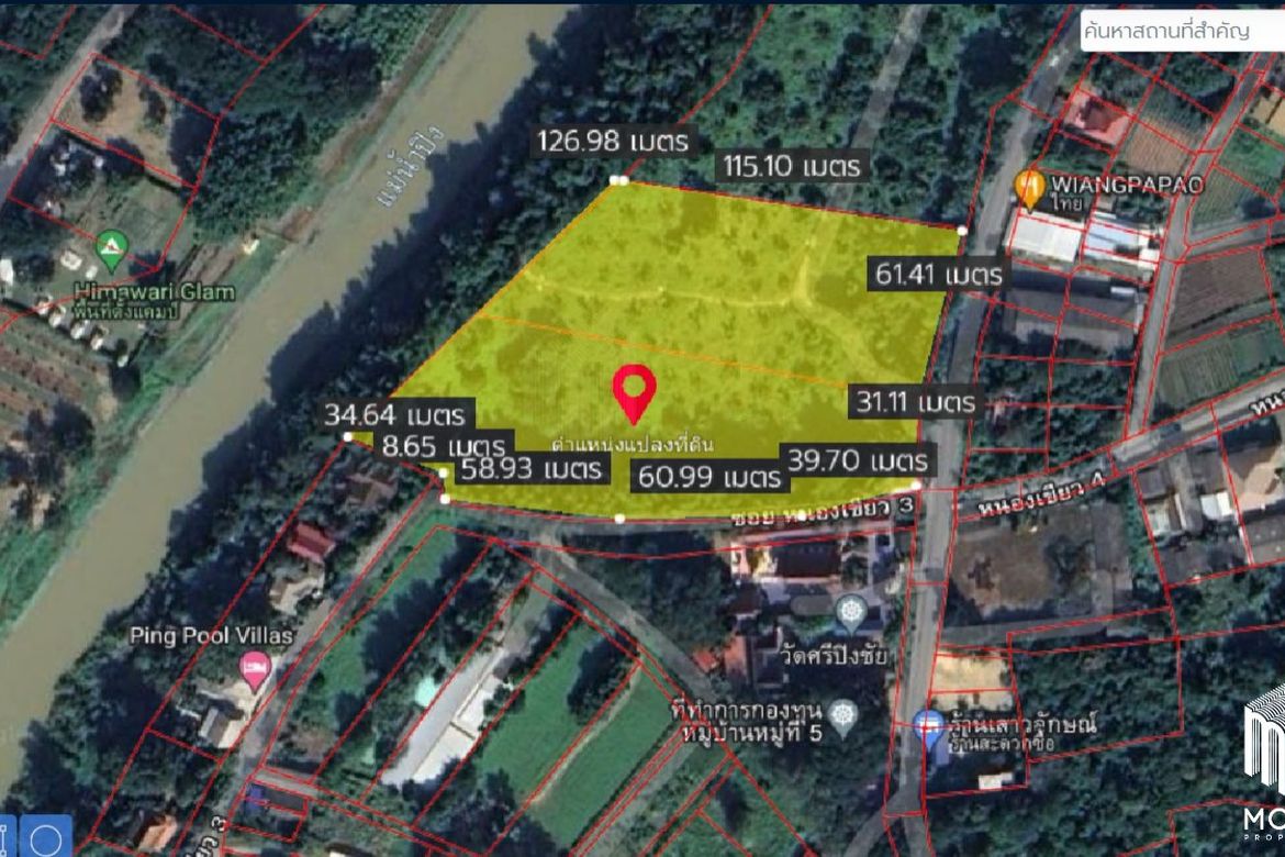 land for sale chiang mai 10-3-66 sq.wa san phi suea-MR-057LS