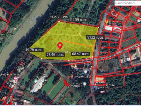 land for sale chiang mai 10-3-66 sq.wa san phi suea-MR-057LS