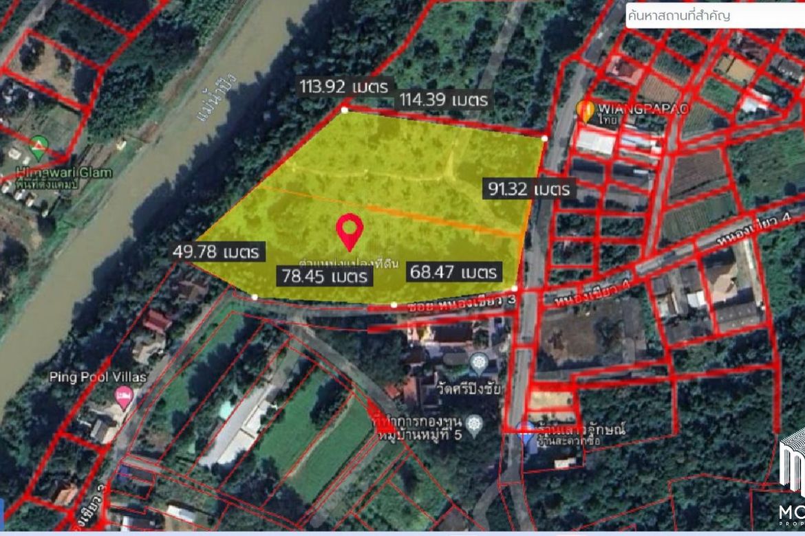 land for sale chiang mai 10-3-66 sq.wa san phi suea-MR-057LS