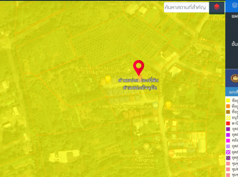 Property id121ls Land for sale in Faham 15-3-90Rai  near Central Festival-MR-121ls