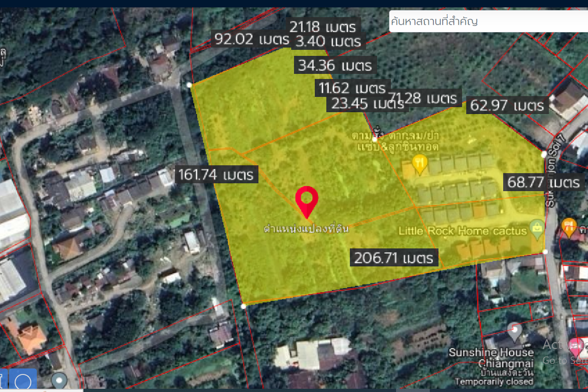 Property id121ls Land for sale in Faham 15-3-90Rai  near Central Festival-MR-121ls