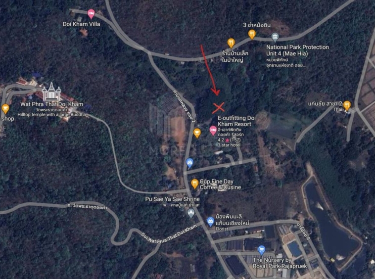 Property id 184LS Land for sale in Mae Hia 1-0-58 Rai  near Doi Khum Temple-MR-184LS