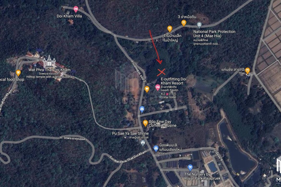 Property id 184LS Land for sale in Mae Hia 1-0-58 Rai  near Doi Khum Temple-MR-184LS