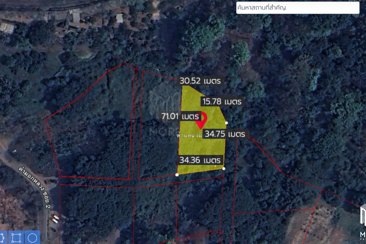 Property id 184LS Land for sale in Mae Hia 1-0-58 Rai  near Doi Khum Temple-MR-184LS