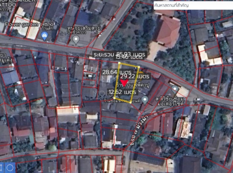 Property id 188ls Land for sale in Sutep area 98 sq.wa near Chiangmai University.-MR-188LS