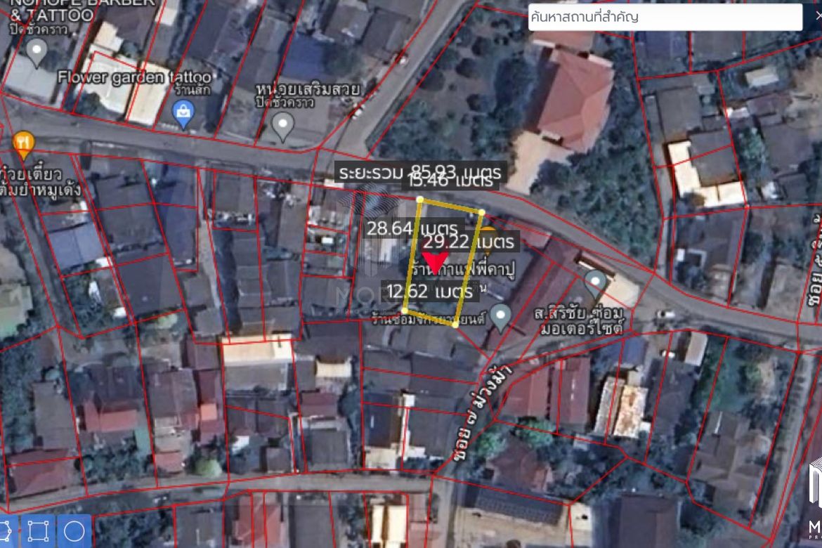 Property id 188ls Land for sale in Sutep area 98 sq.wa near Chiangmai University.-MR-188LS