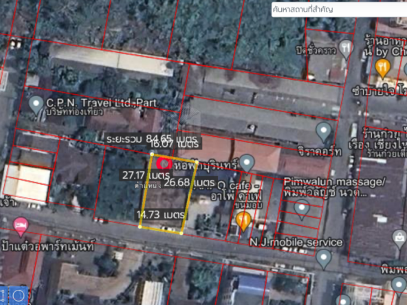 Property ID192LS Land for sale in Santitham Changpuek 98 sq.wa  near Maya mall-MR-192LS