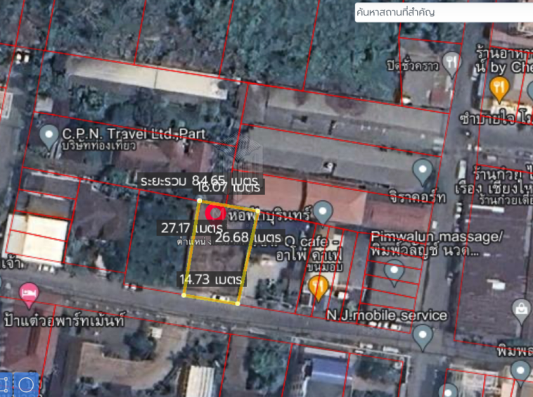 Property ID192LS Land for sale in Santitham Changpuek 98 sq.wa  near Maya mall-MR-192LS