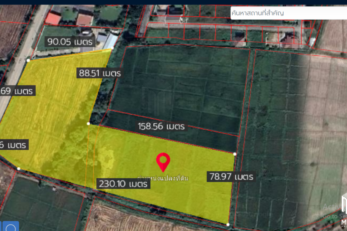 Property id024ls Land for sale in San Khum Phaeng 14-3-82 Rai  near Buak Khang Municipality-MR-024ls